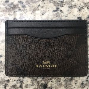 Coach Signature Card Case